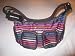 SONIA RYKIEL STRIPED SHOULDER BAG