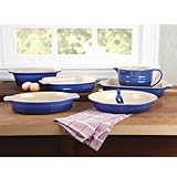 Le Creuset Classic Stoneware Set, 7 piece: cobalt