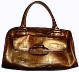 Guess Purse Handbag Logo World w/ Rhinestones