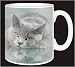 Kitchen & Housewares : BRITISH BLUE CAT Coffee Mug