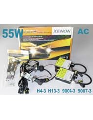 VFFoto 55W Car HID Xenon Kits 12V AC Hi/Lo Telescopic Bulb kit H4-3,H13-3,9004-3,9007-3 HID Xenon Conversion Kits 3000-30000k