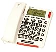 Geemarc Clearsound CL320 T�l�phone grosses touches Guide vocal de num�rotation Blanc