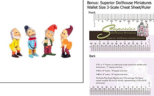 Dollhouse GNOME, 3IN, ASSORTED w/BONUS Wallet 3-Scale Ruler