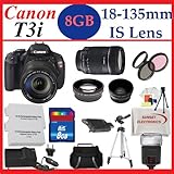 Canon EOS Rebel T3i Digital SLR Camera with 18-135mm Lens + SSE Best Value  ....