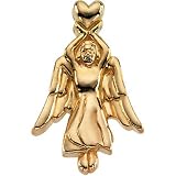 14K Yellow Gold Angel Pin