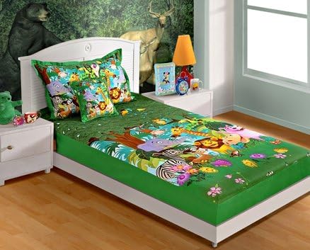 Jungle Print : Bedsheet for Kids