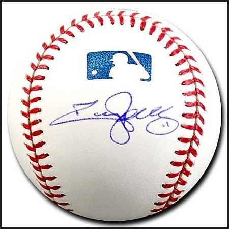 Jimmy Rollins Autographed/Hand Signed Rawlings Official Major League Baseball
