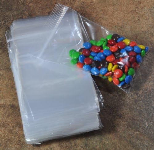 Amamax Premium Reclosable Zipper Bags, 3 Inch X 5 Inch, 100 Count