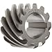 Boston Gear H1212R Plain Helical Gear, 45 Degree Helix, 14.5 Degree Pressure Angle, 0.625 Bore, 12 Pitch, 12 Teeth, Steel, RH