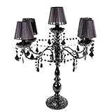 UPC 812209020006 product image for Tadpoles 5-Bulb Chandlier Table Lamp, Black | upcitemdb.com
