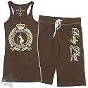 Baby Phat Chocolate and Gold Capri Set for Juniors