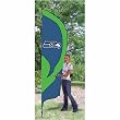 Seattle Seahawks NFL Applique & Embroidered Tall Team Flag (102"x30")