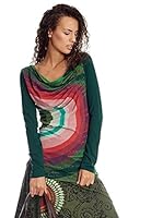 Desigual Camiseta Manga Larga Caro (Verde)