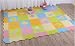 Bigood(Tm) Eva Foam Baby Crawling Assembled Fence Puzzle Play Mat 24 Pcs Pink RS.14149.00