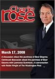 DVD : Charlie Rose - Bear Stearns / Bear Stearns continued / Robin Wright (March 17, 2008)