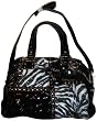 Women's Kathy Van Zeeland Purse Handbag Patch Me Up X-Body Satchel Black