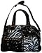 Women's Kathy Van Zeeland Purse Handbag Patch Me Up X-Body Satchel Black