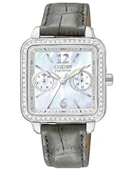 Citizen Womens FD1050-08D Eco-Drive Stainless Steel Silhouette Crystal Watch