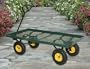 New Heavy Duty Towing Nursery Wagon Garden Cart With Lawn Tires