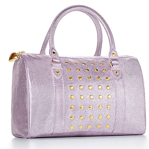 Justin Bieber Girlfriend Light Purple Studded Bag/Purse/Satchel