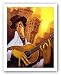 El Guitarrista by Justin Bua 24"x36" Art Print Poster