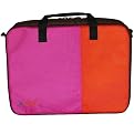 O Yikes Lap Top Tote - Tangerine/ Raspberry (15")