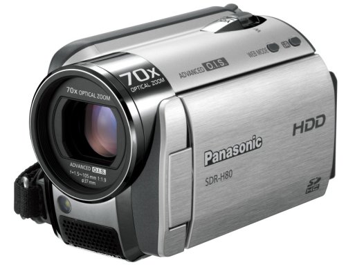 Panasonic SD/HDDビデオカメラ シルバー SDR-H80-S