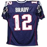 Mounted Memories New England Patriots Tom Brady Signed Authentic Team Color Jersey