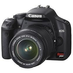 Canon Digital Rebel XSi 12.2 MP Digital SLR Camera with EF-S 18-55mm f/3.5-5.6 IS Lens (Black)