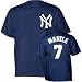Mickey Mantle 7 New York Yankees Navy Name and Number Adult T-Shirt
