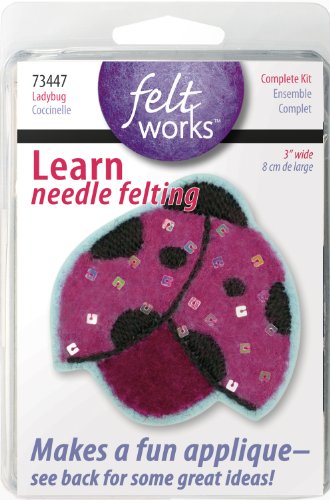 Dimensions Needle Felting Ladybug Felt Kit
