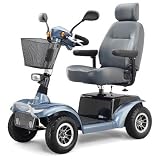 Prowler 3410 4-Wheel Full Size Scooter 7 MPH Max Speed 20" Seat: Metallic