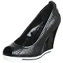 BCBGirls Women's Osher Peep Toe Wedge