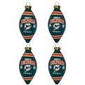 NFL Logo 4 Pack Ornament Set