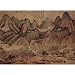 Kao K'o-kung (Green Hills and White Clouds) Art Poster- 13x19 custom fit with RichAndFramous Black 99 inch Poster Hangers