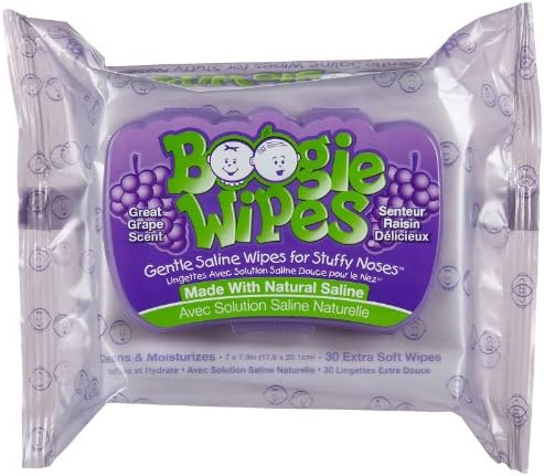 Boogie Wipes Extra Soft Wipes - Grape - 30 ct, Size 30