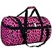 Wildkin Kids Traveler Duffel Bag for Boys and Girls, Carry-On Size and Perfect for Weekend or Overnight Travel, 600-Denier Polyester Fabric Duffel Bags Measures 24 x 15 x 15 Inches (Pink Leopard)