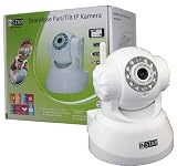 Original INSTAR® IN-3011 (weiss) steuerbare Pan Tilt WLAN IP Kamera mit max. 15 festen Kamerapositonen, eingebautem Motor, Mikrofon, Lautsprecher, Alarm IO Ein/Ausgang sowie mit IR Nachtsicht. Ganz neu jetzt mit Internetadresse auf deutschen Servern / Ger