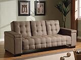 IMAGE OF Sofa Bed in Tan Microfiber Cover by Coaster