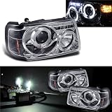 4300k Slim Xenon HID Kit + 01-08 Ford Ranger Halo LED Projector Head Lights by Eautolight