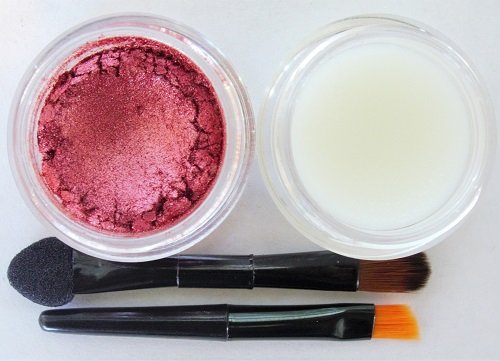 NEW! Grace My Face Minerals All Natural Sparkling Lip Powder - Sparkling Rose