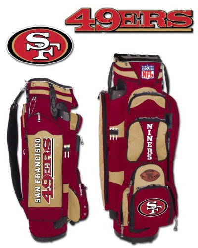 Buy San Francisco 49ers Wilson NFL Impact Golf Cart Bag NFL Football - Fan Shop Golfing Merchandise by Forefront Golf