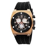 Daniel Steiger Men’s 2026-M Hudson Swiss Quartz Chronograph Rose-Gold Watch