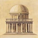 Antiquated Architecture II - Artist: Simone - Art Print Poster Size: 27.50 by 27.50 inches