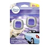 Febreze Car Vent Clips Air Freshener, Vanilla and Moonlight, 2 Count