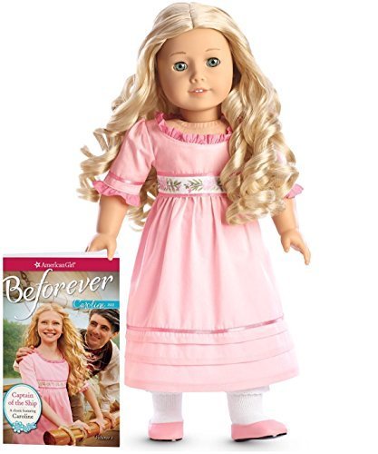 American Girl Caroline Doll Book And Extra Caroline'S Party Outfit (887961362107)
