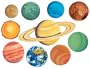 Wallies Planets and Sun Wallpaper Mural