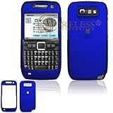 New Blue Rubberized Cover for AT&T Nokia E71X E71 Protector Case