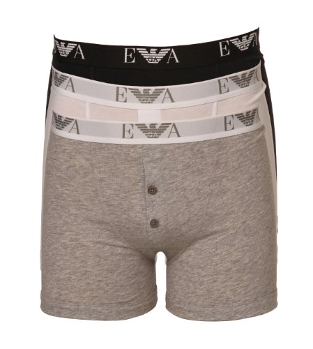 Emporio Armani Pure 3 Pack Boxer Shorts Multi 