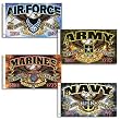 United States America Military Flag USA Army Decor